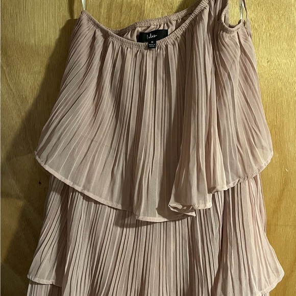 Lulu's Pink One Shoulder Mini Sundress - Picture 5 of 7